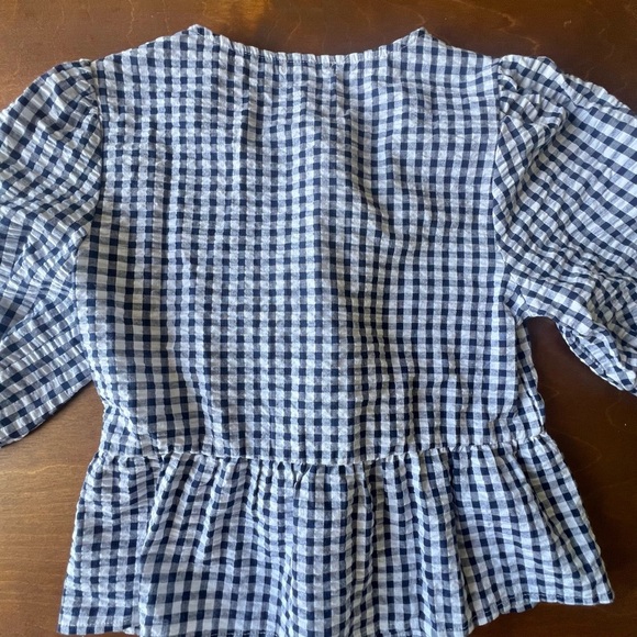 Cottagecore Gingham Blouse - Picture 2 of 3